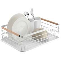Escurridor de platos multifuncional para cocina, escurridor vertical con bandeja, escurridor de platos, escurridor de vasos de agua para el hogar, cuencos, platos, palillos, cuchillos y tablas de cortar, escurridor de platos desmontable que ahorra espacio - escurridor de platos de plástico, adecuado para cocinas, vehículos recreativos, furgonetas camper y remolques de viaje, escurridor de fregadero de cocina, escurridor de platos de doble capa con escurridor de cubiertos, escurridor de platos desmontable con bandeja de goteo, juego de almacenamiento y organización de vajilla de cocina. - Monocapa multicolor - Ver 12