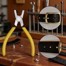 2.0毫米通用皮革打孔器，适用于薄皮带、鞋子、布艺狗项圈、DIY家居或手工艺项目、表带打孔器、皮革打孔钳 - 多色 - 查看 4