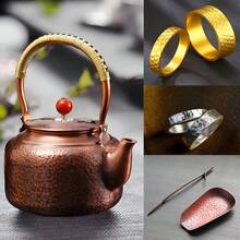 1PC Jewelry Tool Texture Hammer With Wooden Handle Punch Printing Metal Mallet For Jewelry Repair & DIY Carving Tools - A - View 7