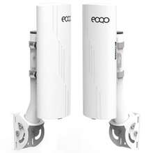 Puente inalámbrico de punto a punto con soporte para Starlink Internet puerto LAN Gigabit RJ45 de 3 KM puerto LAN de red 5.8G WiFi de red CPE punto de acceso con antena de 16dBi para exteriores - blanco - Ver 1