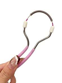 1pc 110mm Pink Facial Physical Hair Remover Removes Upper Lip Chin Facial And Neck Fine Hairs And Excess Hair Gentle And Effective Spring Based Technology This Facial Hair Remover Is For Delicate Beauty Shaving The Face And Is A Spring Type Hair Remover For Women's Facial Hair Removal. - 隨機 - 查看 6