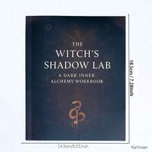 The Witch's Shadow Lab: Dark Inner Alchemy Gothic Shadow Work Card Game, Inner Alchemy Spellbook, 51 Cards, Spellbook Planner, Diary Spellbook - Black - View 2
