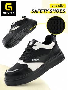 Professional Anti-Slip Chef Shoes, Casual Series Anti-Slip Men's Professional Safety Shoes - Black - View 1