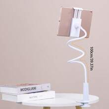 1pc Upgraded 70cm 360 Degree Rotating Tablet Phone Holder, Spiral Base Slouchy Bracket, Bed Headboard Phone Tablet Stand, Suitable For Bed, Cruise, Kindle, IPad, Smartphone Compatible With IPhone, Android Phone, Gift For Birthday, Family, Friends For Office, Dorm And Home Use Gifts Birthday Home Dorm Office Phone Stand Strong Load-Bearing - Multicolor - View 6