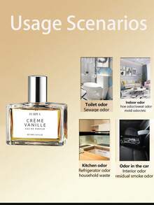 1瓶30毫升女士奶油香草香水，乳白色香草香调，清新持久，无酒精喷雾，室内香氛，旅行必备，情人节/生日理想礼物！奶油香草香调融合茉莉和琥珀香调，清新自然，持久留香。- 瓶身颜色随机发货 - 香草奶油 - 查看 7