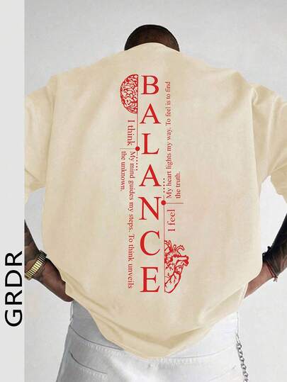  GRDR 男士时尚印花宽松短袖T恤 | 精致设计 | 夏季必备 | 易于搭配，展现您的风格