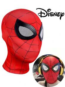 Spider-Man Cosplay Mask, Cute & Funny Adult Size In Stock, Miles Morales Mask - Red - View 5