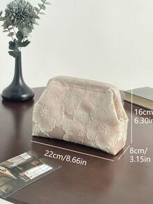 lulu kewen 1 chiếc ví cầm tay nữ họa tiết hoa thời trang, ví cài khuy, ví đeo vai, dây đeo vai có thể tháo rời, ví màu vàng, phù hợp cho thanh thiếu niên, phụ nữ, bé gái, học sinh, nữ công sở, vừa vặn với điện thoại thông minh - Hồng - Xem 9