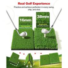 Golf Net 10 x 7ft Golf Practice Net with 2 Targets - Heavy Duty Hitting Driving Chipping Swing Nets for Backyard Garbage Indoor Outdoor Gifts for Men Dad Golfer - Rojo - Ver 4