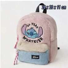 Ba lô mini nhồi bông "Lilo & Stitch", phù hợp cho nữ, túi đeo vai nhồi bông hoạt hình dễ thương với hình thêu Stitch nhấp nháy, túi du lịch ngoài trời thường ngày hình nhân vật đáng yêu, món quà sinh nhật Giáng sinh hoàn hảo cho người hâm mộ. - Nhiều màu - Xem 7