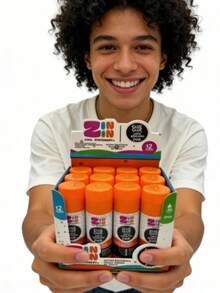 Set de 12 Piezas de 21GR | Máxima Resistencia y Secado Rápido | Ideal para Proyectos y Pegado Eficiente - Blanco - Ver 3