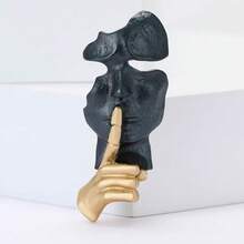 Vintage Enamel Mask Brooch, Fashionable And Creative Jewelry Accessory For Men And Women, Elegant And Unique Mask Brooch, Suitable For Formal And Casual Occasions - màu đen - Xem 3