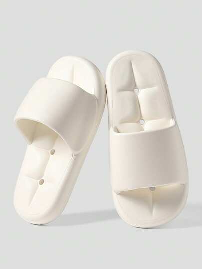 Hollow Breathable Bathroom Slippers, EVA Soft Quick Drying Shower Floor Slippers Unisex For Summer