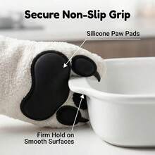 Cat Paw Heat Resistant Gloves, Thick Silicone High Temperature Insulation, Suitable For Kitchen Baking - Multicolor - View 4