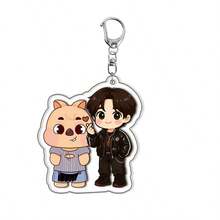 亚克力双面钥匙扣动漫周边精致挂件，PVC钥匙扣周边收藏玩具小礼物背包挂件饰品 - 彩色 - 查看 10