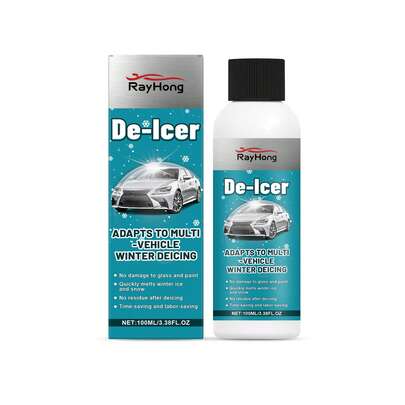 rayhong Ice & Snow Remover - Deicing Solution For Refrigerator, Air Conditioner, Car Windshield, Rearview Mirror, Door Handles, Multi-Surface Snow & Ice Cleaning