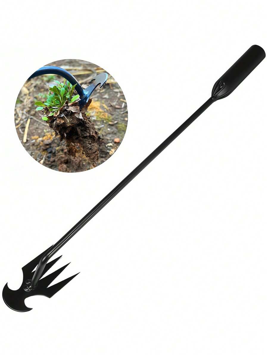 四爪锰钢手持式除草工具，适用于花园、后院和农场除草 - 園藝耙 - 查看 1