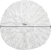 2 Pack Spin Mop Replacements Head Compatible For O Ceda EasyWring 1 Tank System, Microfiber Mops Refills Hardwood Floor Cleaning, Base And 30-58in Handle Set Combo - ColorA - 查看 7