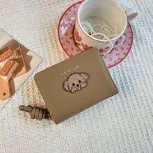 New Embroidered Cartoon Cute Women Wallet, Multi-Card Slots Zipper Coin Purse, Fashion Card Holder - Multicolor - View 2