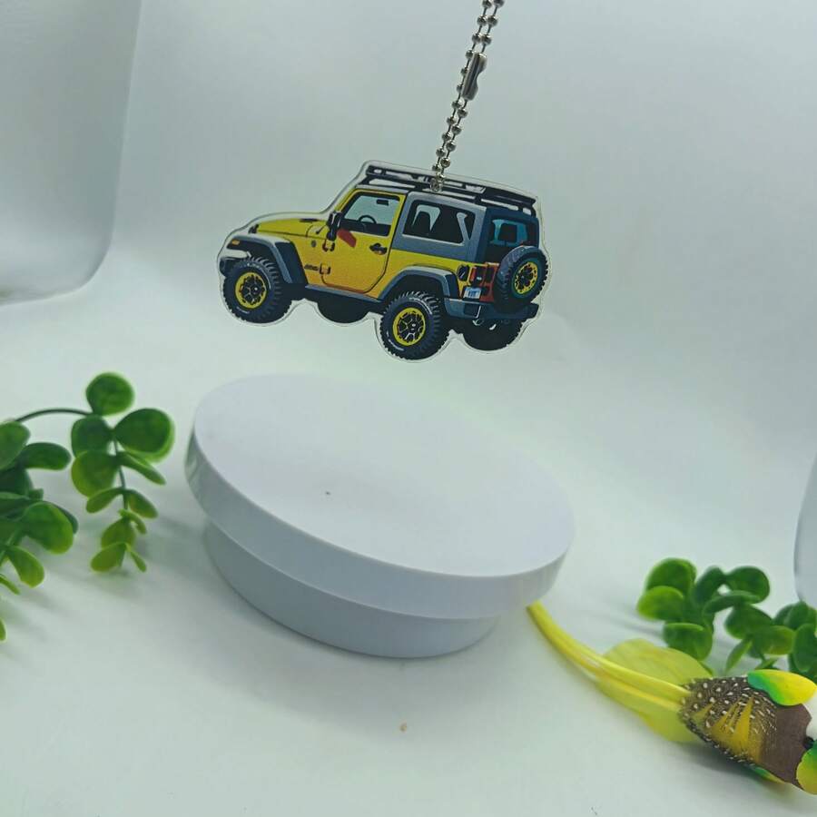 Pingente Plano em Formato 2D, Adequado para Carros - Decoração Multifuncional, Pode Ser Pendurado em Mochilas ou Usado como Chaveiros, Presente Ideal para o Dia dos Namorados, Dia das Mães, Dia dos Pais, Natal e para Amigos e Família