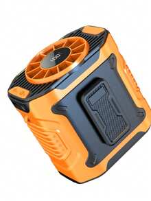 1 pieza Ventilador portátil y vestible para la cintura con pantalla LED y iluminación, diseño de uso en el cuello/cintura, tecnología de enfriamiento Turbo Boost, descenso instantáneo de temperatura, imprescindible para viajes/campamentos/trabajo al aire libre, cable de carga USB-C incluido - Multicolor - Ver 14