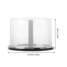 1pc Cubo de almacenamiento de gran capacidad para CD/DVD, soporte de plástico transparente vacío, organizador de almacenamiento de discos compactos DO3A - Juego de 2 piezas para 50 discos - Ver 13