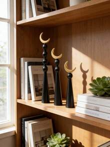 1 Bộ Trang Trí Eid Phong Cách Trung Đông, Trang Trí Phòng Khách/Bàn Làm Việc Họa Tiết Sao và Trăng, Thích Hợp Cho Eid Al-Adha/Eid Al-Fitr, Muharram/Ramadan, Hộp Quà, Lễ Tặng Quà, Chuỗi Hạt Cầu Nguyện, Thảm Cầu Nguyện Di Động, Quà Cưới, Trang Trí Nến, Hộp Đựng Mỹ Phẩm, Phụ Kiện Bàn Làm Việc, Văn Phòng Phẩm, Trang Trí Văn Phòng - Đồ trang trí dài hình lưỡi liềm - Xem 2