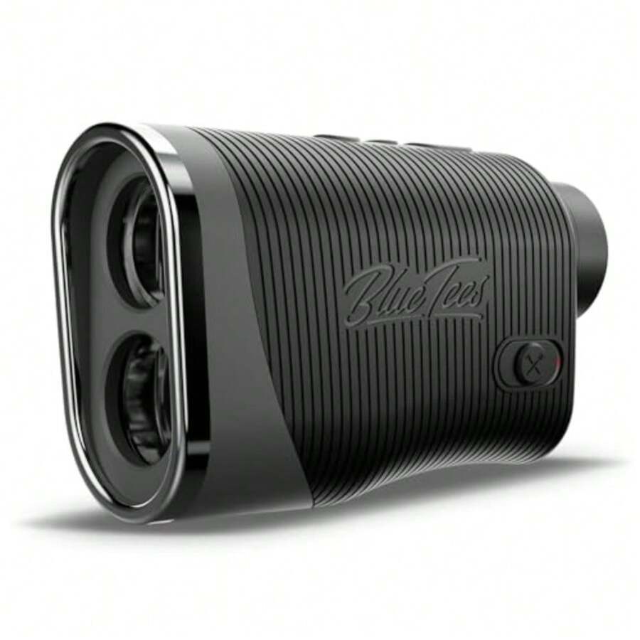 Blue Tees Golf Series 3 Max+ Golf Rangefinder with Slope Switch 1000 Yards Range Finder 6X Magnification Laser Rangefinder Slope Measurement Magnetic Strip Flag Pole Locking with Pulse Vibration - Negro - Ver 1