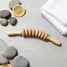 Wood Therapy Fasci Massage Tools, Curved Wooden Massage Roller Cellulite Reduction And Muscle Tension (Wood) Lover Gifts - Wood Color - View 9