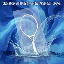 100 Pack Disposable Plastic Tennis Racquet Bags Bulk Clear Polythene Tennis Rackets Storage Cover Bag 14" x 33" for Standard Rackets Sport Team  Club Supply Equipment Protection - Transparente - Ver 8
