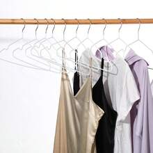 40pcs Premium Rubber Coated Metal Hangers - Heavy Duty - Space Saving Closet Organizer Hangers, Suitable For Wardrobe (White) - Multicolor - View 6