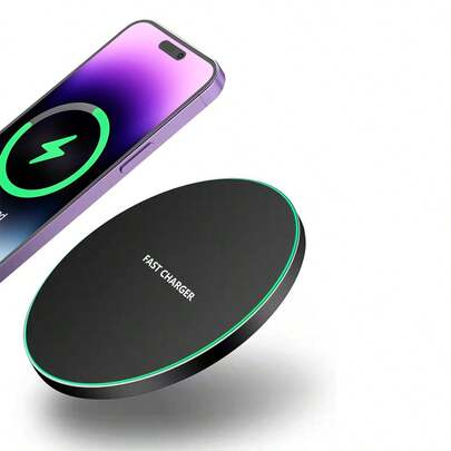 1pc 10W Wireless Charger With Data Cable