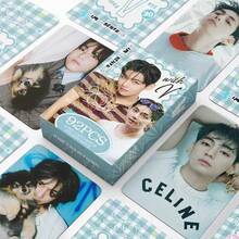 50张/124张/92张 JIMIN V J-HOPE RM JIN 照片卡收藏套装 - 手工相册套装，K-POP 生日礼物，带展示盒的交换卡，书签套装，情人节收藏卡，小礼物，粉丝自制照片卡 - 彩色 - 查看 38