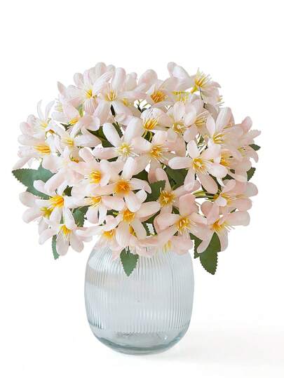 3 piezas de flores de narciso de seda artificiales de primavera, flores falsas, adornos de flores, ramo, decoración para jardín al aire libre, fiesta de boda, decoración de ventana, decoración de mesa de restaurante