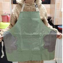 1 pieza Delantal ajustable tipo babero para cocinar, delantal de chef suave con bolsillos, adecuado para hombres y mujeres - Multicolor - Ver 12
