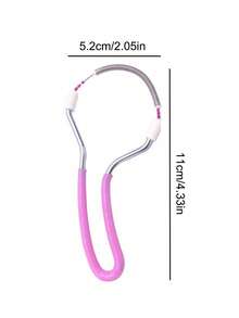 1pc 110mm Pink Facial Physical Hair Remover Removes Upper Lip Chin Facial And Neck Fine Hairs And Excess Hair Gentle And Effective Spring Based Technology This Facial Hair Remover Is For Delicate Beauty Shaving The Face And Is A Spring Type Hair Remover For Women's Facial Hair Removal. - 隨機 - 查看 4
