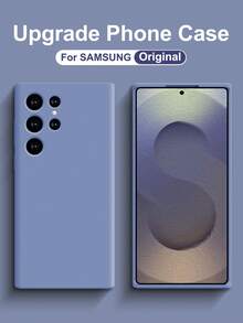 适用于三星 Galaxy S24 S21 S22 S23 S25 Ultra 手机的豪华保护壳，柔软防震保护套配件，也适用于三星 S25 S23 S22 S21 S24 Plus 手机 - 淺紫色 - 查看 1