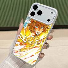 Estuche para teléfono Golden Warrior Art compatible con Samsung  17  16 Pro Max  15 Pro Max  13 y  12 Diseño plateado premium hecho de material de TPU que brinda protección contra golpes y caídas Un regalo perfecto para familiares, amigos, seres queridos, novios / novias y para aniversarios - Plateado - Ver 2