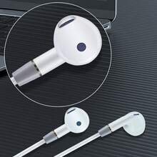Auriculares internos graves profundos con cable - Blanco - Ver 6