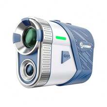 Dormie Golf Rangefinder with Slope800 Yards Laser Range Finder Golfing Aluminum Alloy Body Flag Pole Locking Vibration Slope Compensation 6X Magnification Rangefinder with Magnet - T100 Pro Blanco - Ver 10