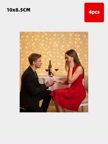 1/4/12/20 Pcs Personalized Photo Wine Bottle Labels, Customized Wedding Champagne Whiskey Stickers, Waterproof Oil-Proof Adhesive Decorative Labels, Wedding Favors For Guests - Multicolor 1 - View 13