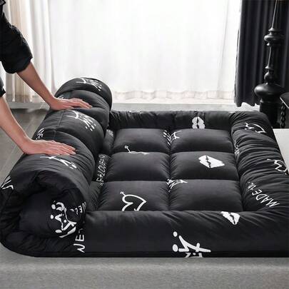 Luxury 3D Bead Mattress Topper - Ultra Soft Breathable Fluffy Mattress Pad, Skin-Friendly Comfortable, Suitable For Bedroom, Tatami, Dorm, Camping | All Season, Thickness 2.36-3.2 Inches, Anti-Slip Design