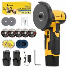 Pure Copper Motor Mini Angle Grinder 19500MAX RPM For Cutting Grinding Polishing One-Hand Operation Full Saw Blades - US A Type Plug(110-127V) - View 11