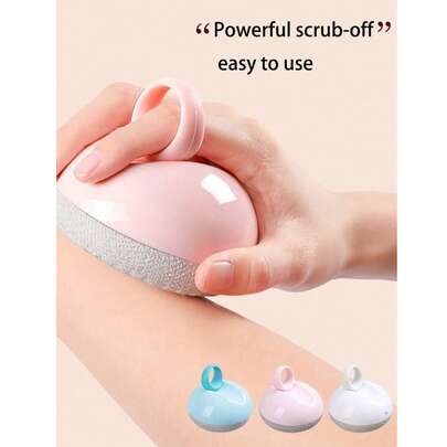 手持式去角质刷，男女通用，深层清洁身体磨砂膏，适用于沐浴、足部和背部去角质