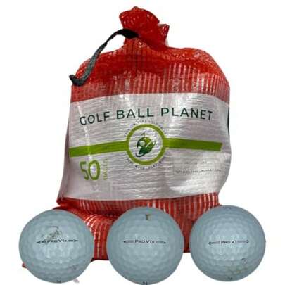 Golf Ball Planet 50 Pack of Pro V1 and Pro V1x Used Golf Balls in Mesh Bag