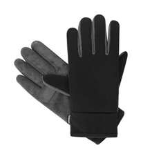 M's Tech Stretch Touchscre Texting Double Lined Cold Weather Gloves With Water Repellt Technology - Dark Charcoal Heather - View 4