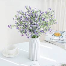 1/3/60 Stück künstliche grüne Pflanzen, Lavendel Bouquet, Outdoor Garten, Geburtstags Party, Party Dekoration, Hochzeitsblumenkorb, Brautstrauß, Heim Dekoration, Restaurant, Wohnzimmer, Schlafzimmer, Fensterbank, Vase Dekoration, Dekorationen, Neujahr Dekoration, Outdoor Garten, Schulanfang - Violett - Übersicht 7
