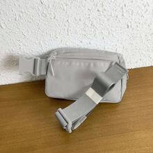 Riñonera de Yoga a, bolsaóvil de cintura deportiva de Metal para Yoga, bolsa portátil Unisex para correr, regalo para mujer, almacenamiento multiusos 8FCX - Burdeos - Ver 6