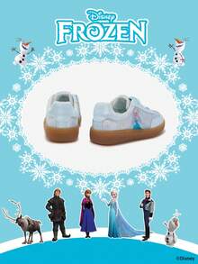 Disney 1 đôi giày thể thao trẻ em, bao gồm giày công chúa, giày công chúa Anna và giày công chúa Arendelle, phù hợp cho sinh hoạt hàng ngày, các hoạt động thể thao ngày lễ và ngoài trời. Đế giày thoải mái, chống trơn trượt, bền và thoáng khí. - Màu xanh nhạt - Xem 3