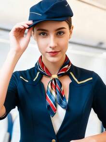 1/3 Pcs Women Silk Scarf Ring, Metal Scarf Clip With Gold/Silver/Rose Gold Rose, Silk Scarf Fashion Accessory, Stylish Fixing Buckle - Multicolor - View 4